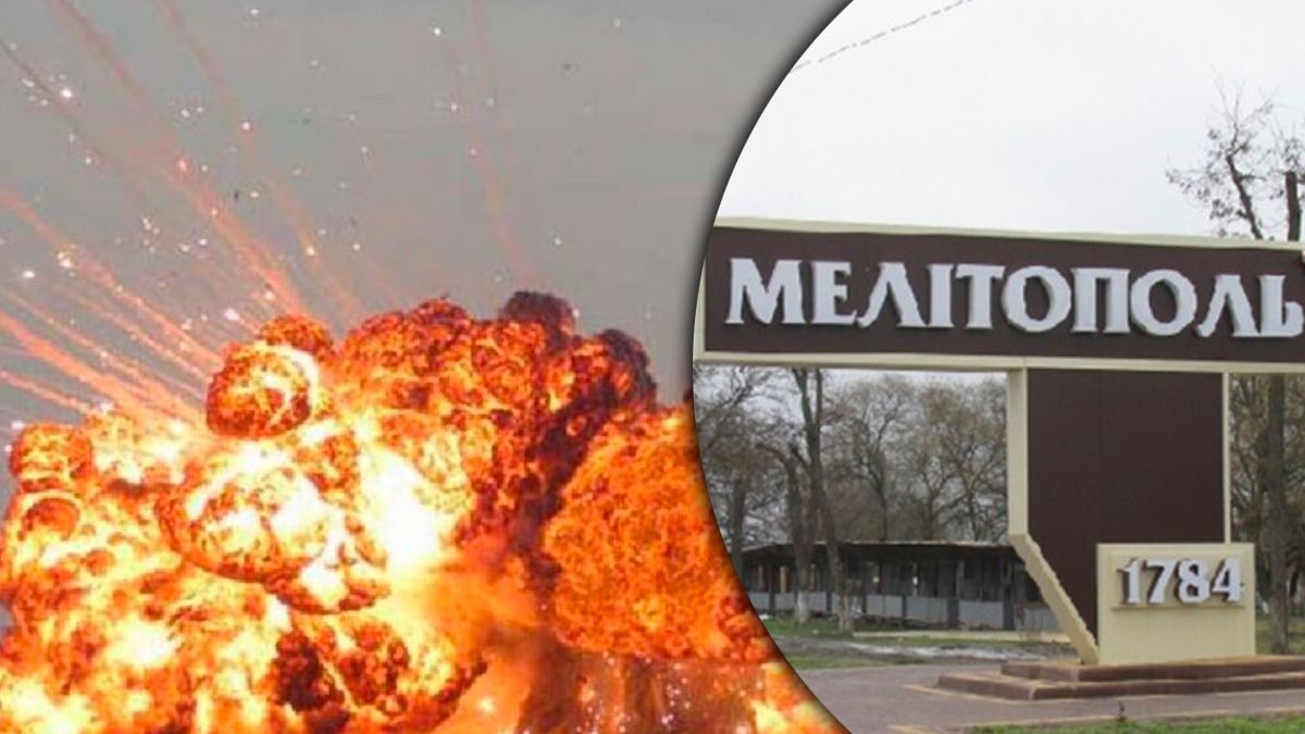 В Мелитополе мощно пылала база оккупантов с техникой и боеприпасами