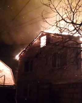 В Одессе новогодний фейерверк сжег огнем три дома