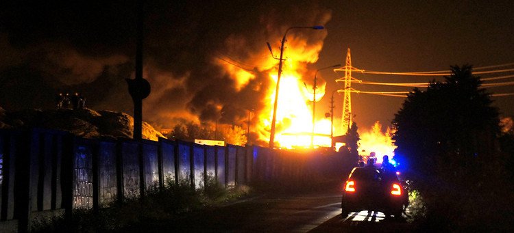 ​Взрыв бензовоза на АЗС в Николаеве: два мужчины госпитализированы с ожогами
