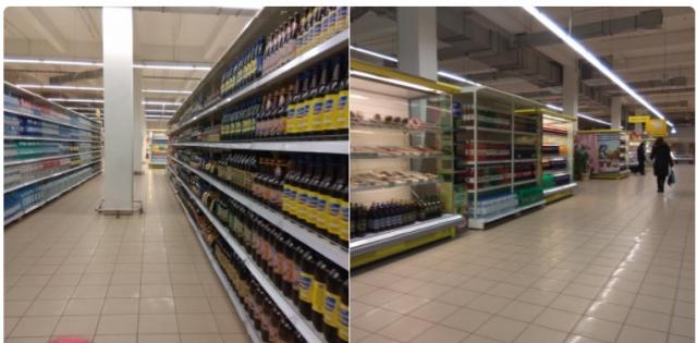 "И так будет во всех "супермаркетах ДыРы", - появилось фото отжатого террористами "Амстора" перед его открытием в Донецке – соцсети язвят