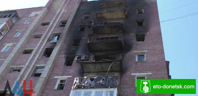 Поселок Октябрьский снова под интенсивным обстрелом