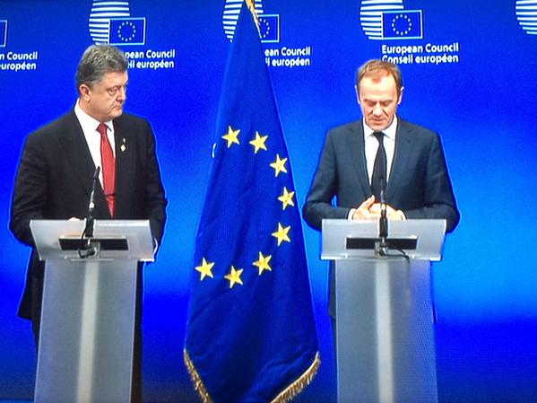 Петр Порошенко: вижу солидарность ЕС с Киевом и веру в Украину