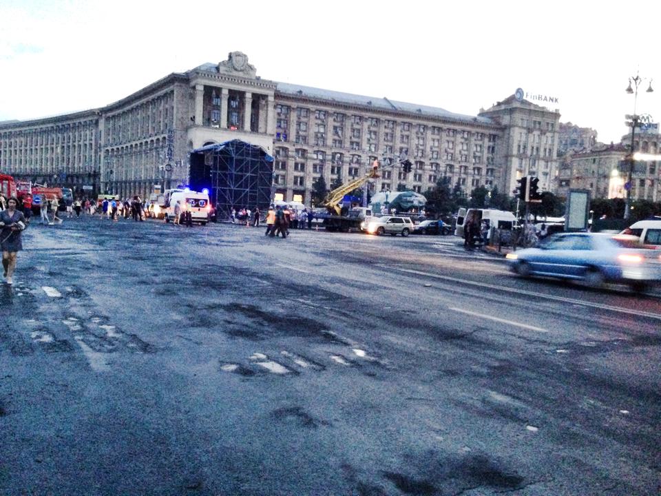 В Киеве на Майдане избили журналистов