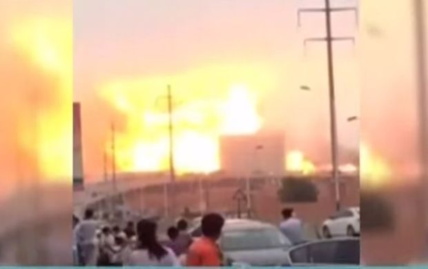 В Китае взорвался химзавод: в эпицентре взрыва пожар, объявлена срочная эвакуация населения