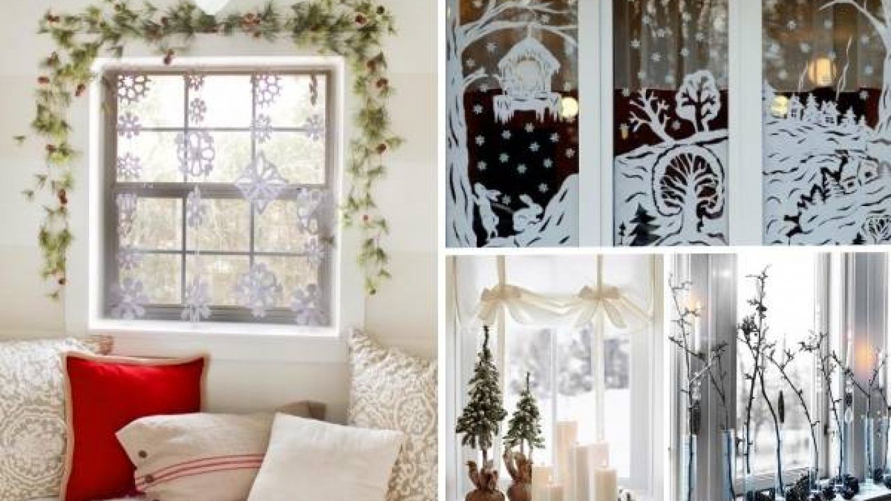 Праздник приближается: как красиво и просто украсить окна в доме к Новому году