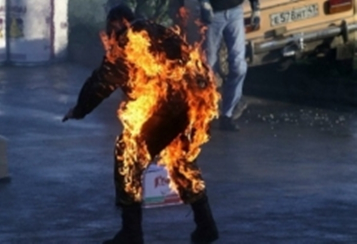 Житель села Майдан Донецкой области совершил самосожжение после ссоры с женой