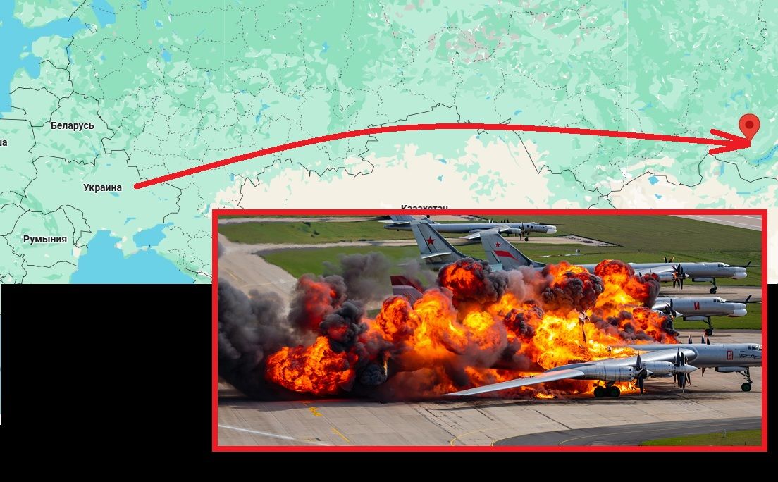 Украина разбомбила еще одну авиабазу в РФ: Ту-95 и Ту-22 взорваны и горят в Иркутской области