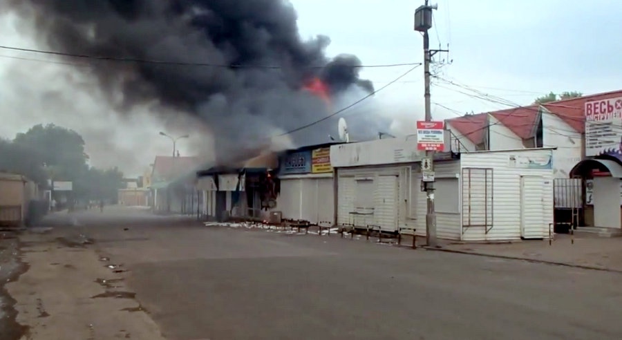 ​Пожар на рынке оккупированного Луганска: стали известны подробности ЧП