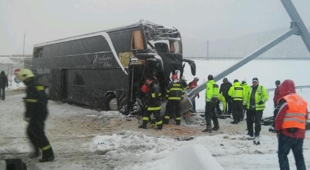 В Словакии разбился автобус с гражданами Украины, есть погибшие