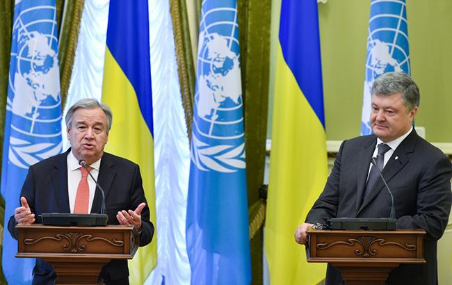 Миротворцы ООН на Донбассе: Порошенко и Гутерреш провели важные переговоры – подробности