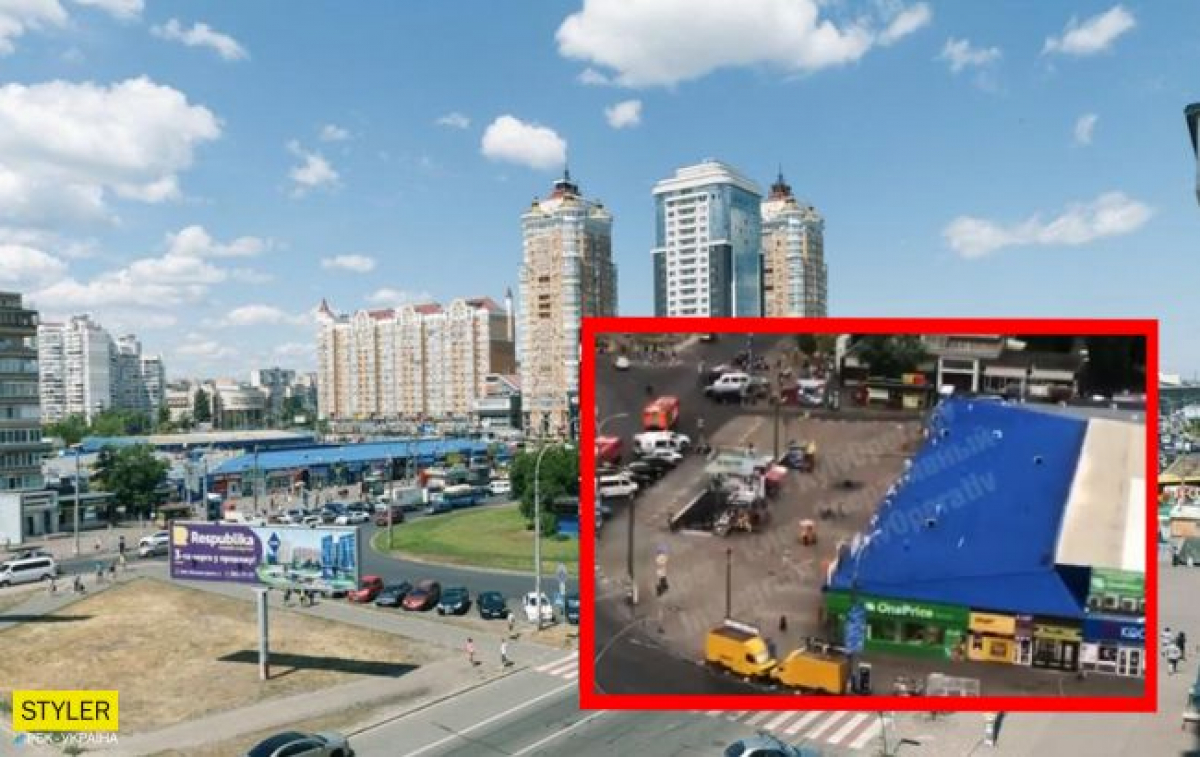 В Киеве прогремел мощный взрыв: ​в Сеть попало видео очевидцев