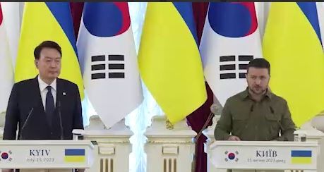 Южная Корея увеличит военную и гуманитарную помощь Украине – президент страны в Киеве
