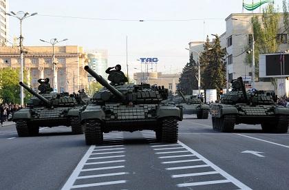 МИД Украины: парад российской техники в Донецке - нарушение Минских соглашений
