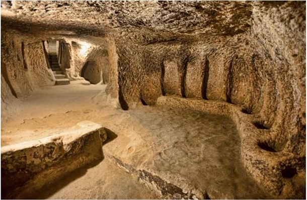 В центре Турции обнаружен древний подземный город. Фото