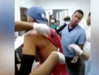 В Колумбии раненый мужчина сумел добраться до клиники с мачете в спине