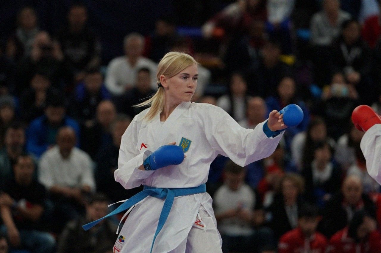 Впервые в истории: в финал международного турнира пробилась украинская каратистка Анита Серегина