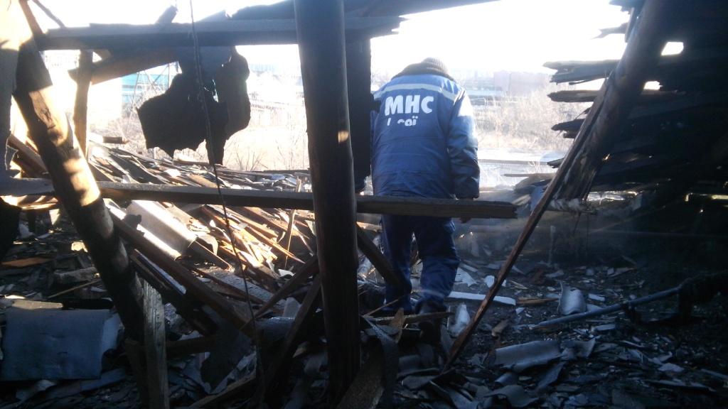 В Авдеевке снаряд попал в здание пожарной части