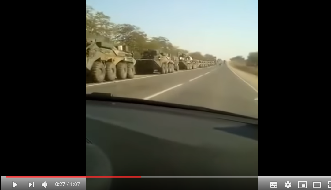 Россия в шаге от войны на Кавказе: видео огромной колонны российских военных в Ингушетии напугало Сеть 