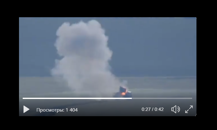 Подрыв военного грузовика на Донбассе из ПТУР: появилось видео мощного взрыва, машина полностью уничтожена