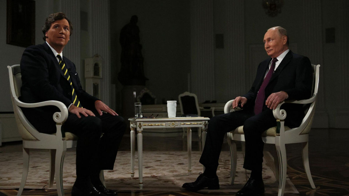 Карлсон оказал услугу Украине: "Все увидели неуверенного в себе Путина-старика"