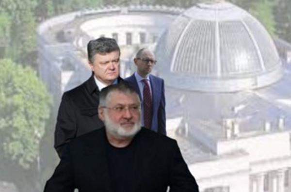 Тайный договор: зачем Коломойский приезжал на встречу с Порошенко и Яценюком?