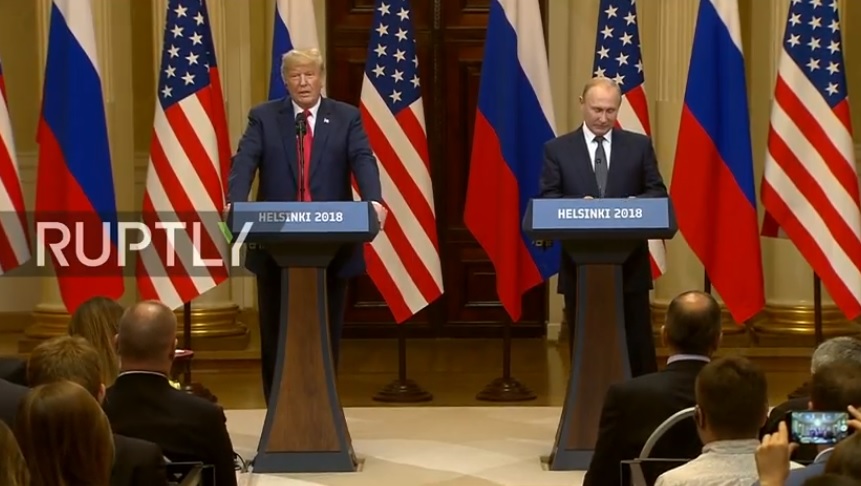 Совместная пресс-конференция Путина и Трампа: прямая видеотрансляция