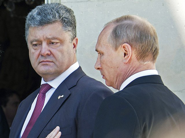 Общение Порошенко и Путина завершилось