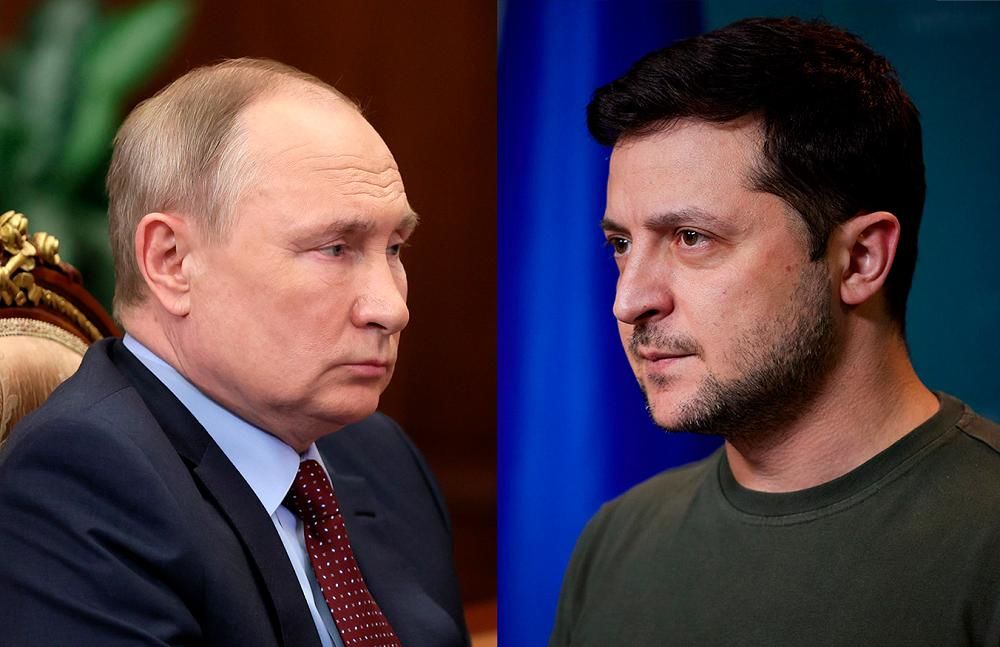 "Два президента. Две страны", - в Сети сравнили показательные фото Зеленского и Путина