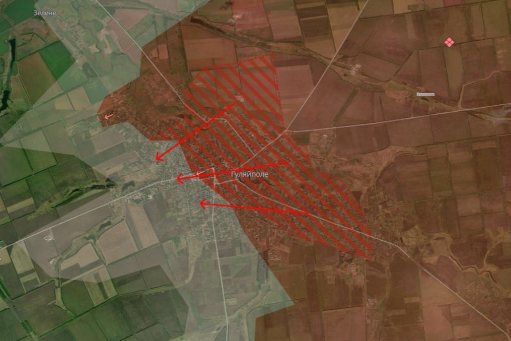 ​Гуляйполе под давлением армии Путина: DeepState раскрыл, что происходит с городом