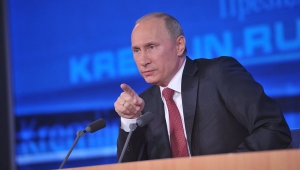 ​Путин дважды не ответил на вопрос о сюжете про «распятого в Славянске мальчике»
