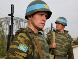 Российские военные прибыли в Киев для участия в миротворческой миссии на востоке Украины