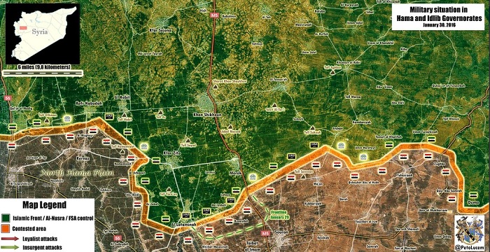 Война в Сирии: карта боевых действий и расположение баз российской армии от 12.02.2016