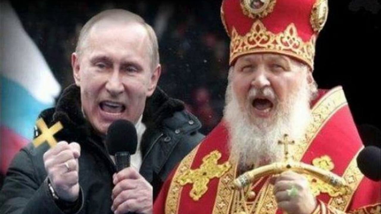 В России начали петь анафемы против Филарета, называя его раскольником, – кадры
