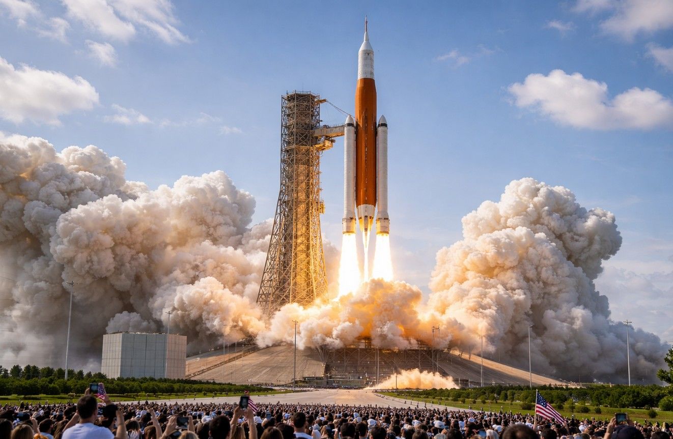 Смотрите в прямом эфире: старт миссии Artemis II с облётом Луны