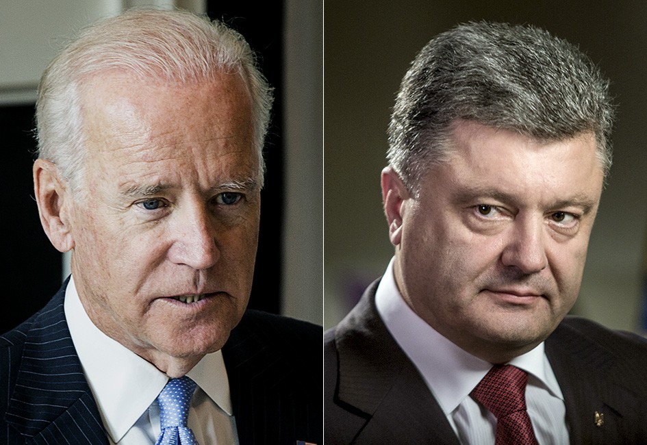 Порошенко обсудил с Байденом деоккупацию Крыма, обострение ситуации на Донбассе и кредит МВФ