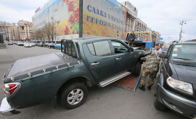 Видео с места аварии с участием сына Порошенко и бойцов "Азова"