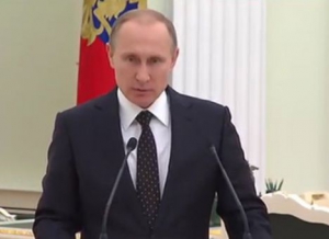 Путин заявил, что в Сирии на месте крушения Су-24 стоят "российские бандитские рожи"