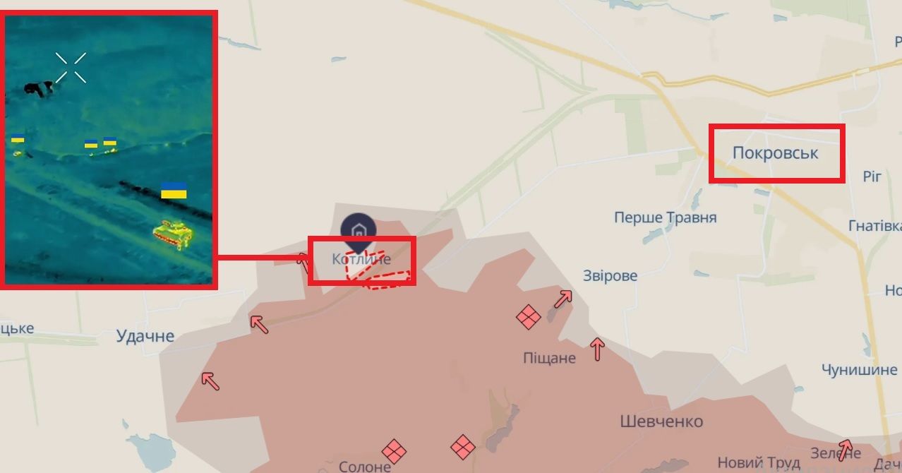ВСУ провели контратаку под Покровском, освободив село Котлино от россиян, – СМИ