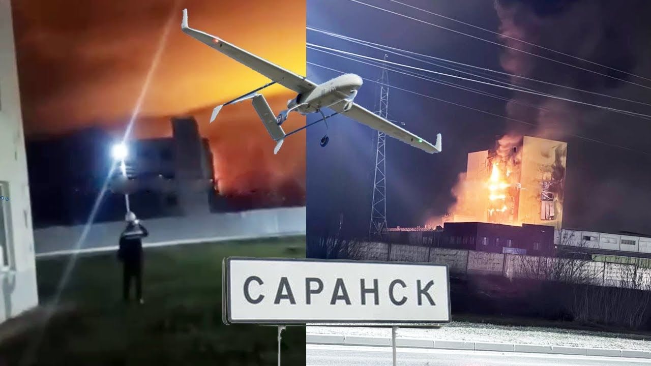 ​В Саранске дроны поразили два крупных объекта: в Сети публикуют кадры пожаров