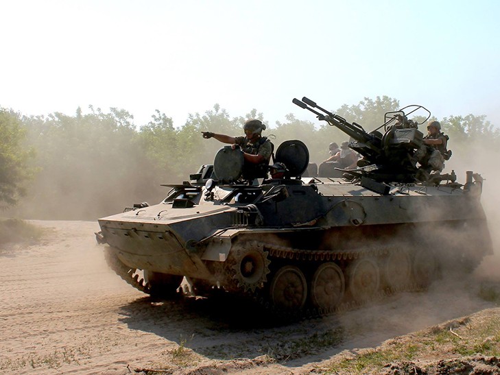 Вооруженные силы Украины отбросили боевиков и заняли выгодные тактические позиции
