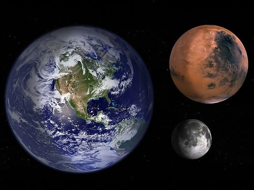 Марс максимально приближается к Земле - люди видят в этом зловещее "знамение" - кадры
