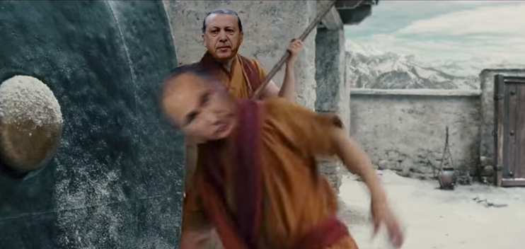 "Слава Эрдогану! Героям Слава!": в сети жестко высмеяли Путина. Смешной ролик продолжает покорять Интернет