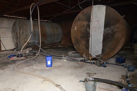 На госгранице обнаружен подпольный нефтепровод из России. Фото
