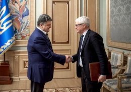 Петр Порошенко провел встречу с директором Европейского бюро по борьбе с мошенничеством