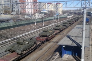 Российские военные начали укладывать участок железной дороги Журавка - Миллерово в обход Украины
