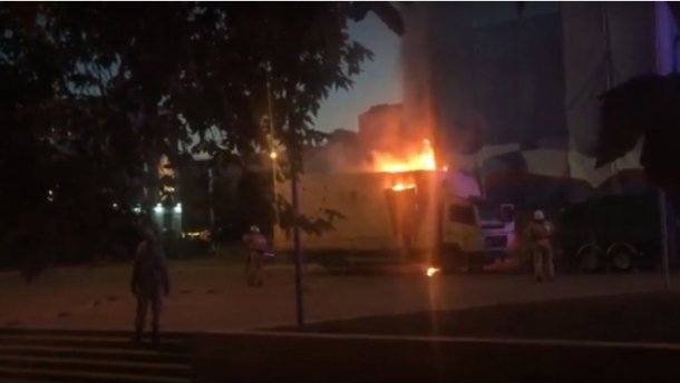 Агитационный концерт в Крыму спровоцировал масштабный пожар (кадры)
