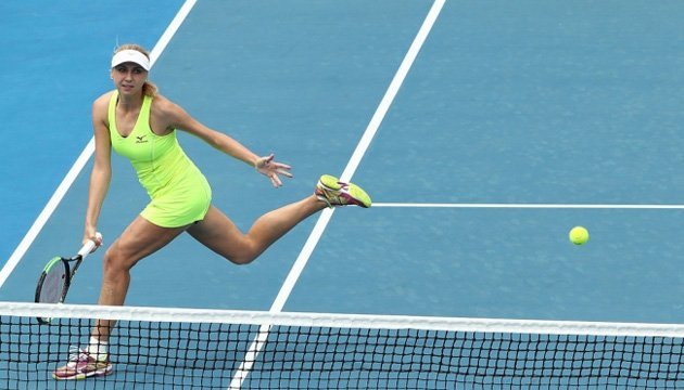 В финал парного турнира Hobart International вырвалась украинская теннисистка Людмила Киченок - кадры напряженного поединка