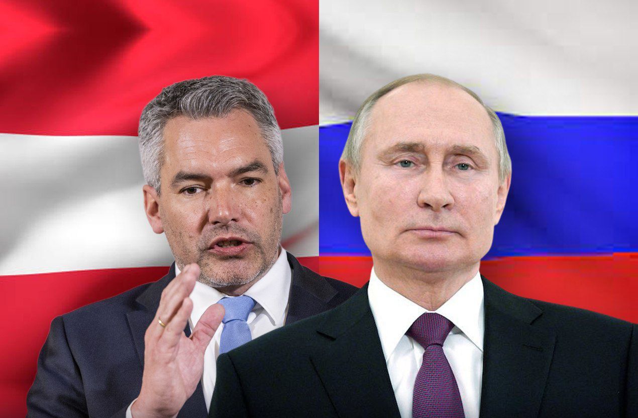 "Разговор шел жестко, но открыто", - канцлер Австрии Карл Нехаммер дал комментарии по итогам встречи с Путиным