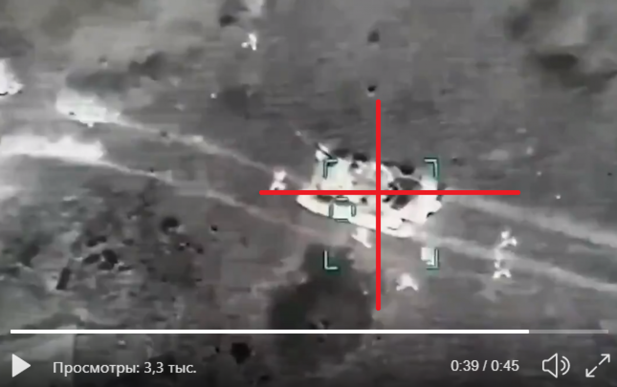 "У ЧВК "Вагнер" большие потери", - авиация Турции разгромила колонну танков и пехоты в Идлибе, видео