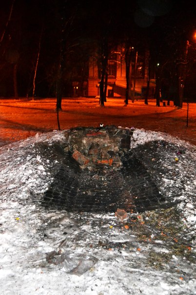 ​В Харькове ночью взорвали памяный знак УПА